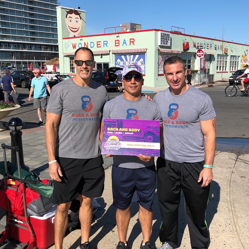 Team Back and Body Competes at the Asbury Park Games